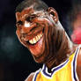 Earvin Magic Johnson caricature
