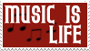 Music is Life stamp by nenwen-nw