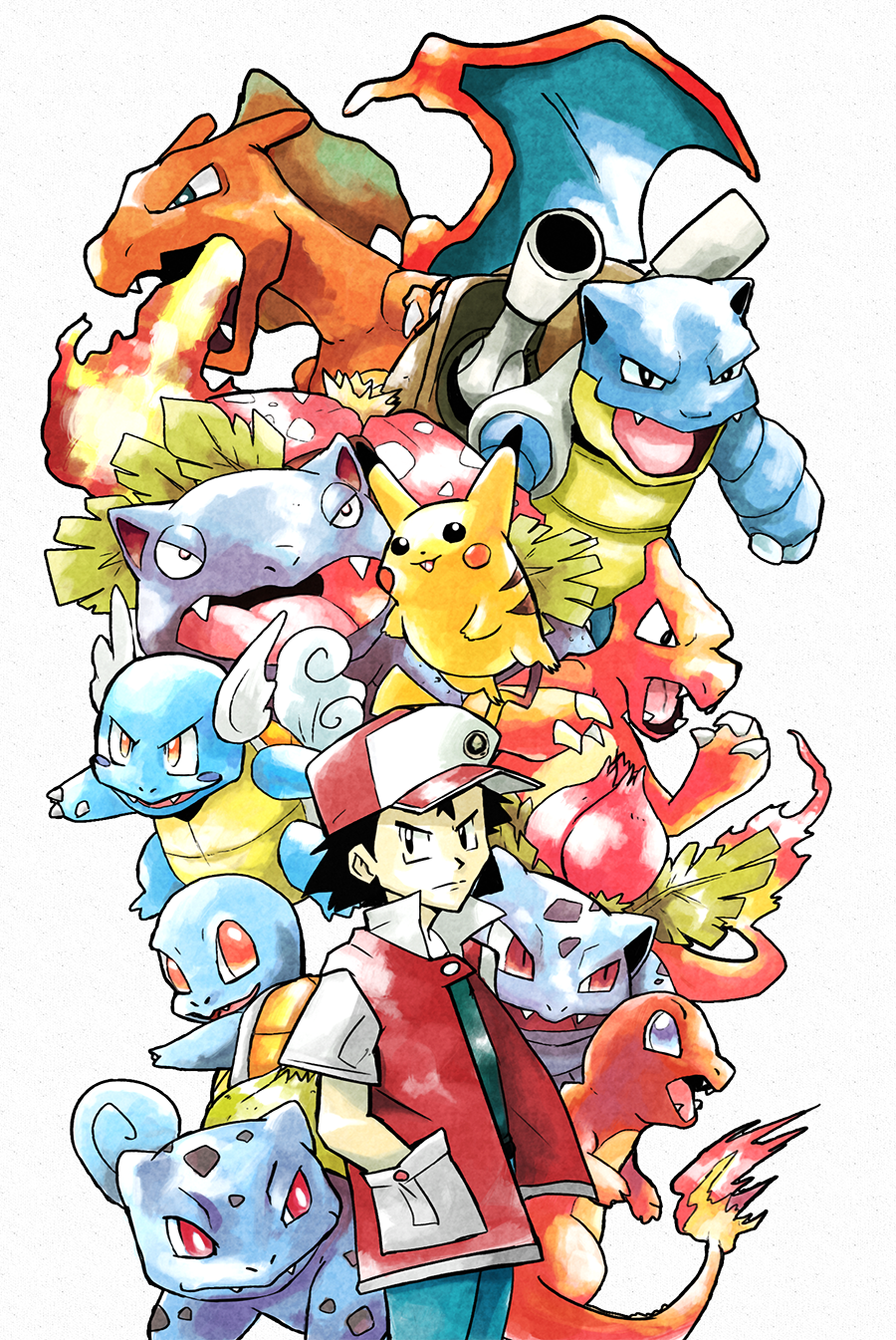 Red Pokemon fan art by Wallach1 on DeviantArt