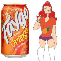 Orange Faygo Girl