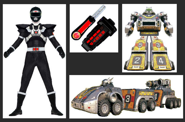 Black Phantom Turbo Ranger by RedGalaxy93 on DeviantArt