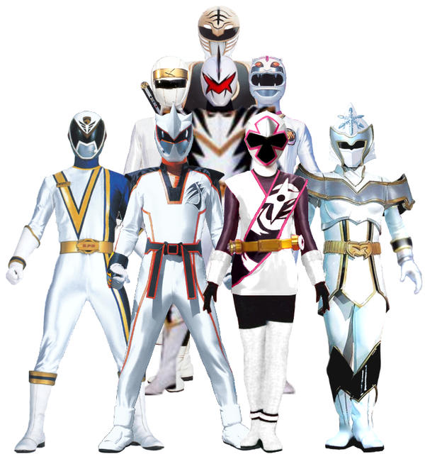 All White Power Rangers by RedGalaxy93 on DeviantArt