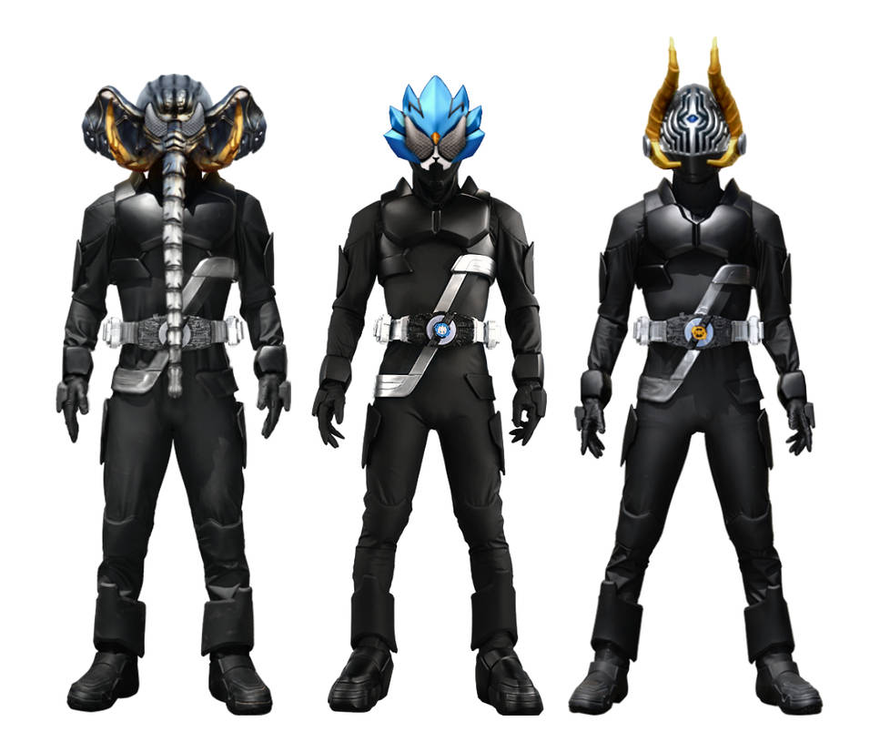 A trio of kamen riders from flashbacks by RedGalaxy93 on DeviantArt