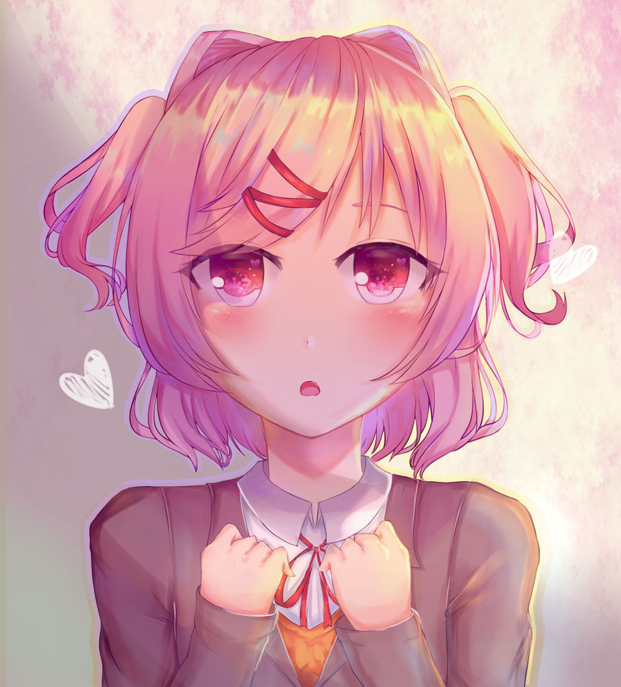 Natsuki Simple Natsuki by Nekomine14 on DeviantArt
