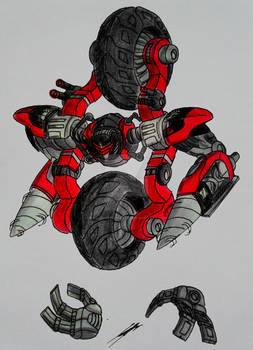 SCAVENGER TRANSFORMERS BATTLE MACHINE