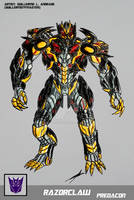 RAZORCLAW TRANSFORMERS BATTLE MACHINE