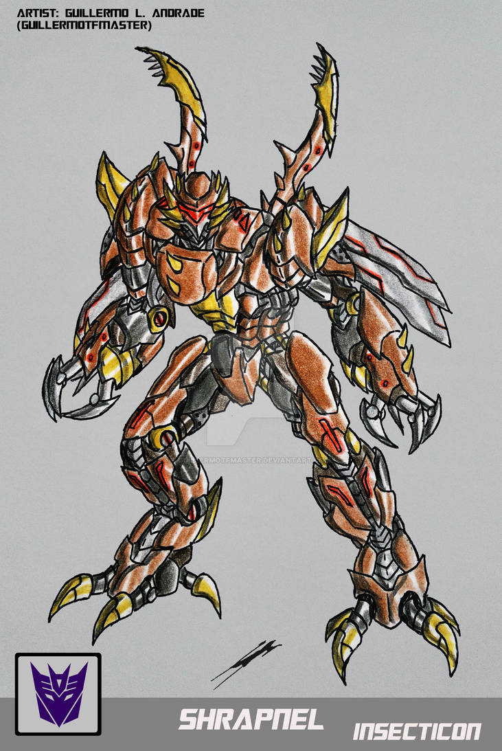 Shrapnel Fan SHRAPNEL TRANSFORMERS BATTLE MACHINE by GUILLERMOTFMASTER on DeviantArt
