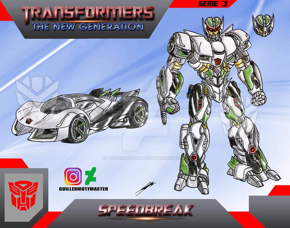 Transformers Rba Oc Speedbreak (OC) Transformers The New Generation by GUILLERMOTFMASTER on ...