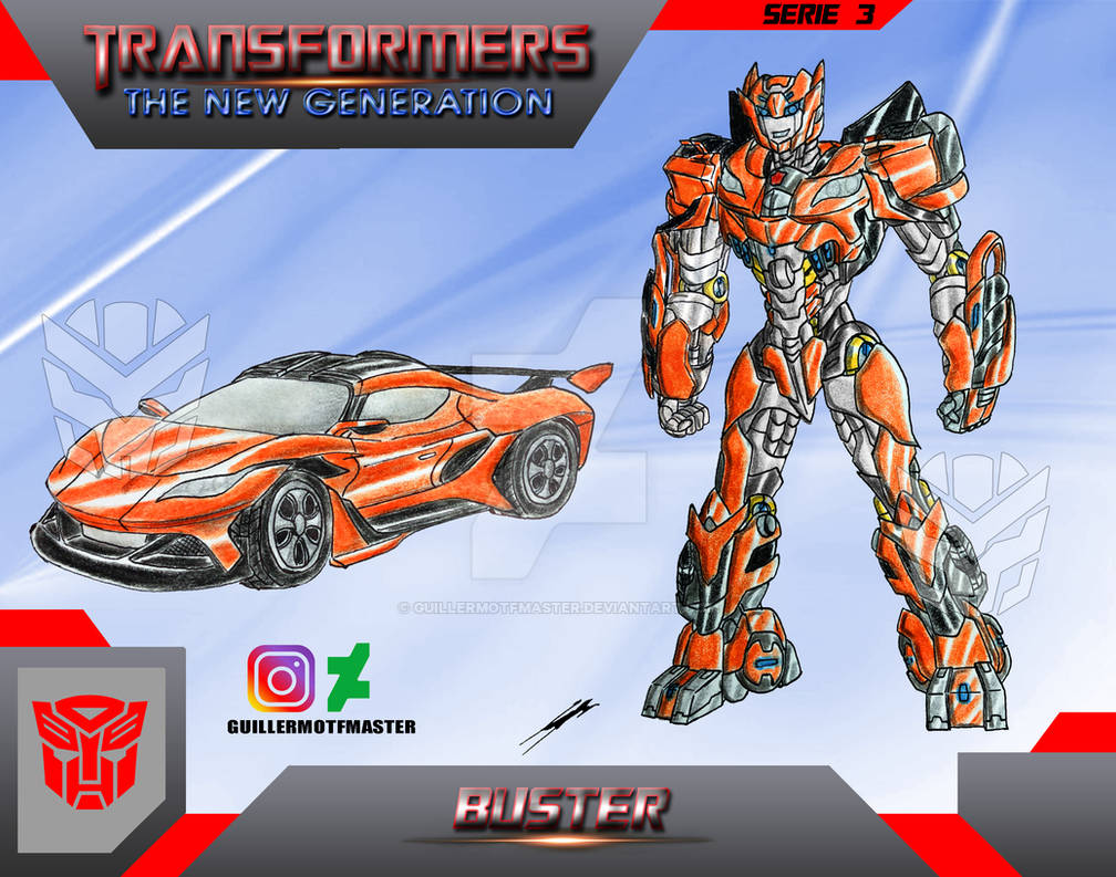 Buster 2.0 (OC) Transformers The New Generation by GUILLERMOTFMASTER on ...
