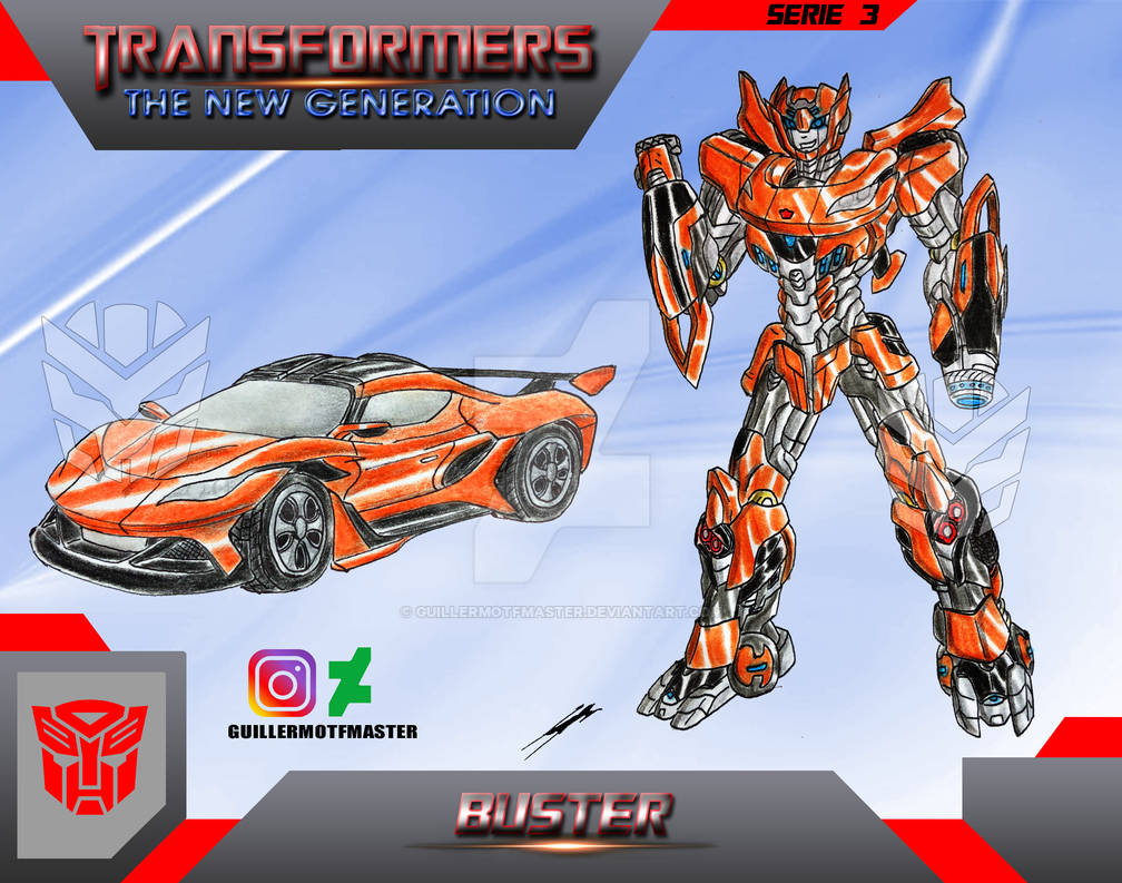 Buster 2.0 (OC) Transformers The New Generation by GUILLERMOTFMASTER on ...
