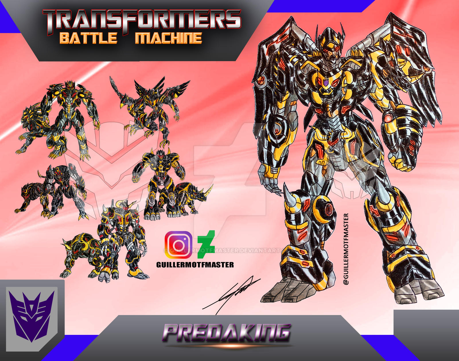 Predaking TF Battle Machine - Definitive by GUILLERMOTFMASTER on DeviantArt