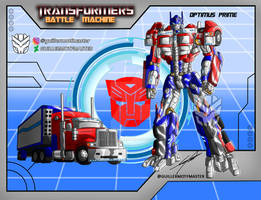 Optimus Prime Transformers Battle Machine - Definitive