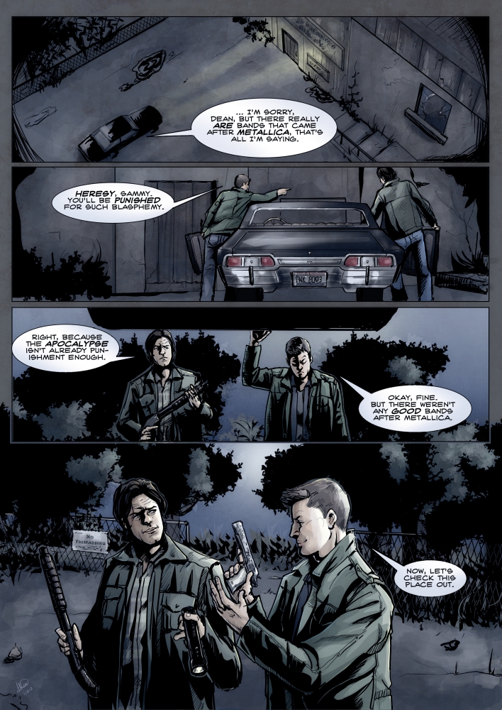 Spn 'Borrowed Trouble' page 1