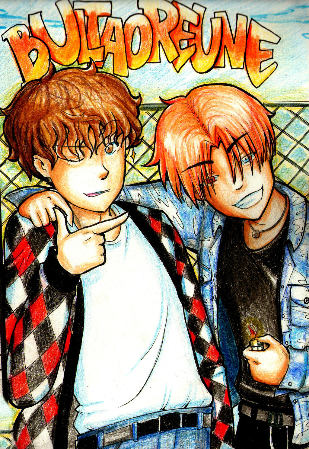 Fire BTS Jungkook and V by shikicraig on DeviantArt