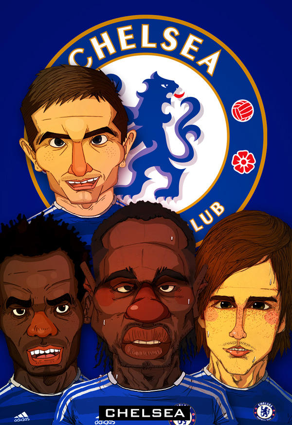 Chelsea Cartoon Writing Chelsea Football Club by sakiroo on DeviantArt
