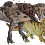 T. rex vs Triceratops...finally