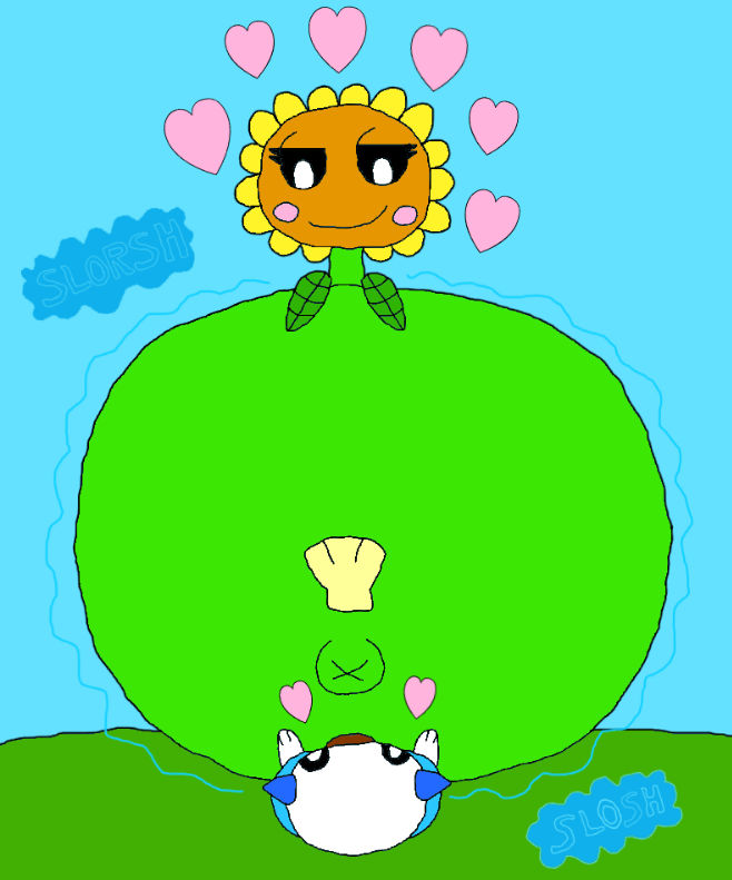 (Request) Sunflower Water Inflation! by HazelFan306 on DeviantArt