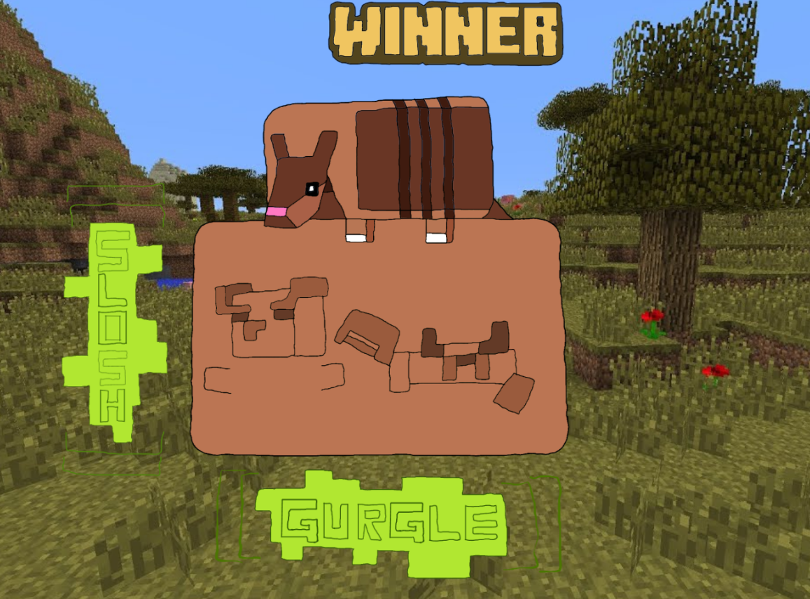 The Armadillo wins the Minecraft Mob Vote 2023