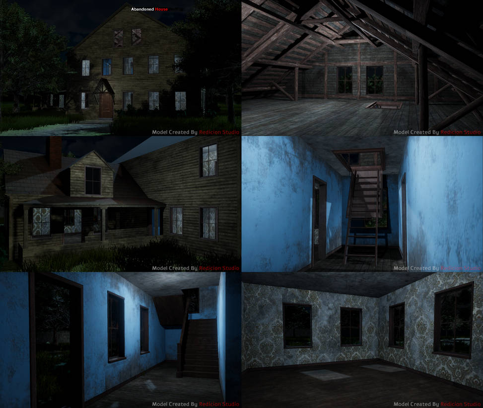 Abandoned House - Unity Horror Game Template by RedicionArts on DeviantArt