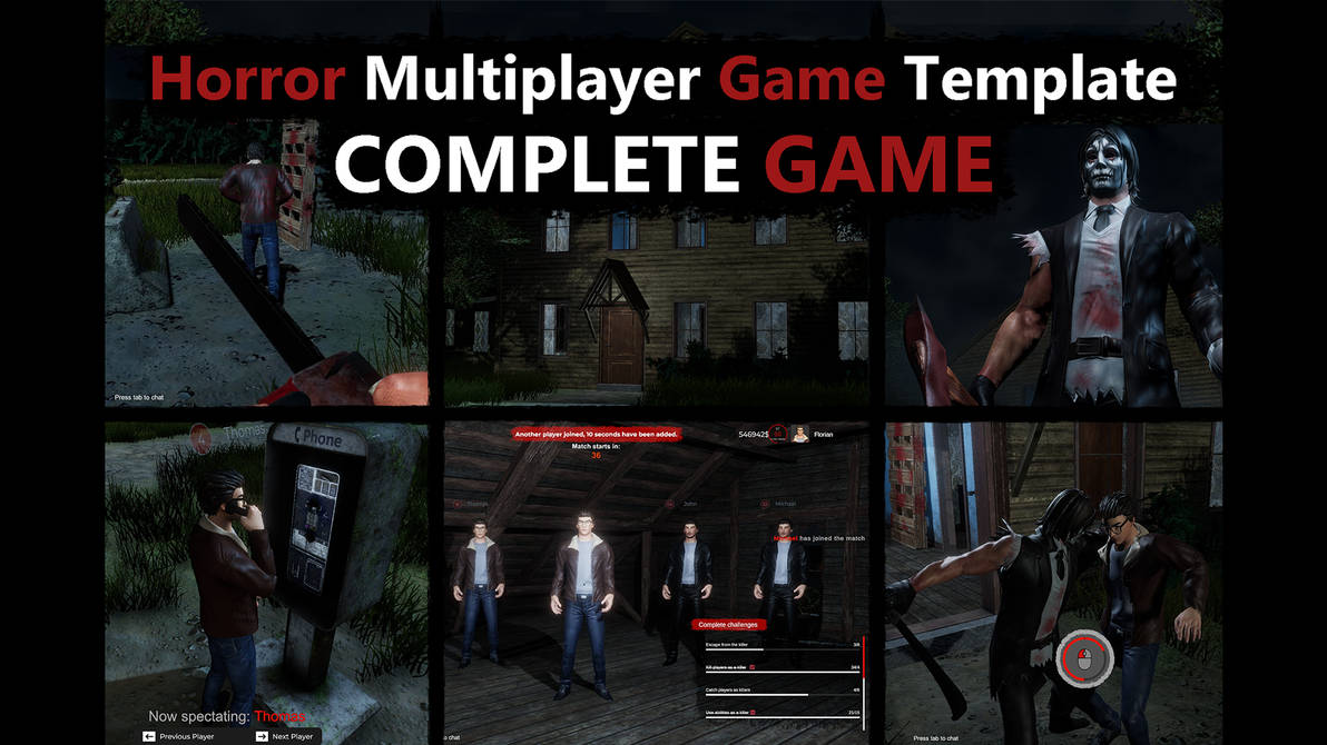 Horror Multiplayer Game Template for Unity by RedicionArts on DeviantArt