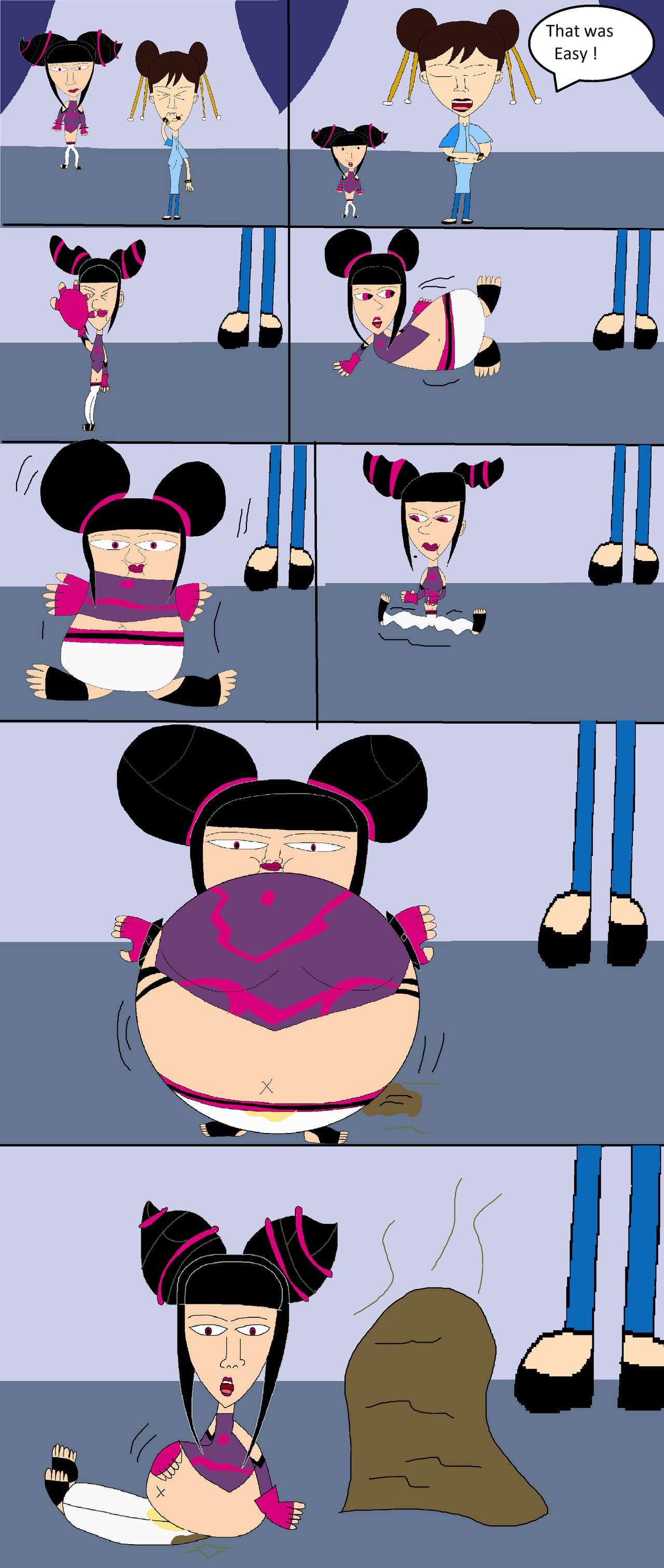 Magik Inflation Juri Han Does Black Magic Inflation ! by Azel98 on DeviantArt