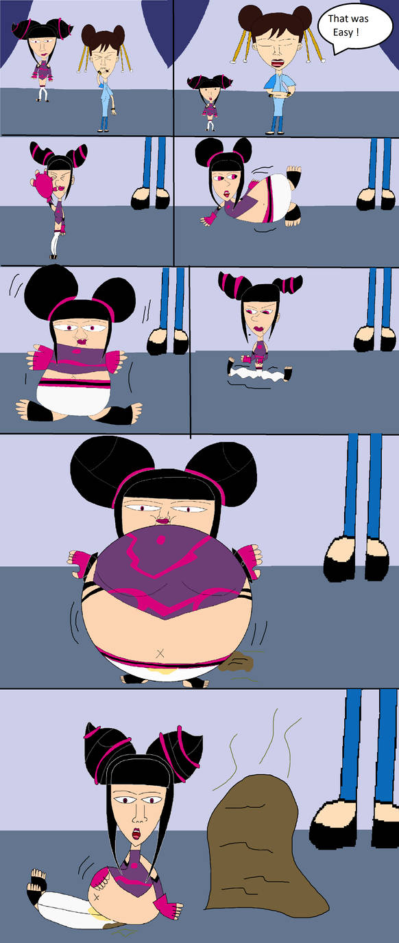 Juri Han Does Black Magic Inflation ! by Azel98 on DeviantArt