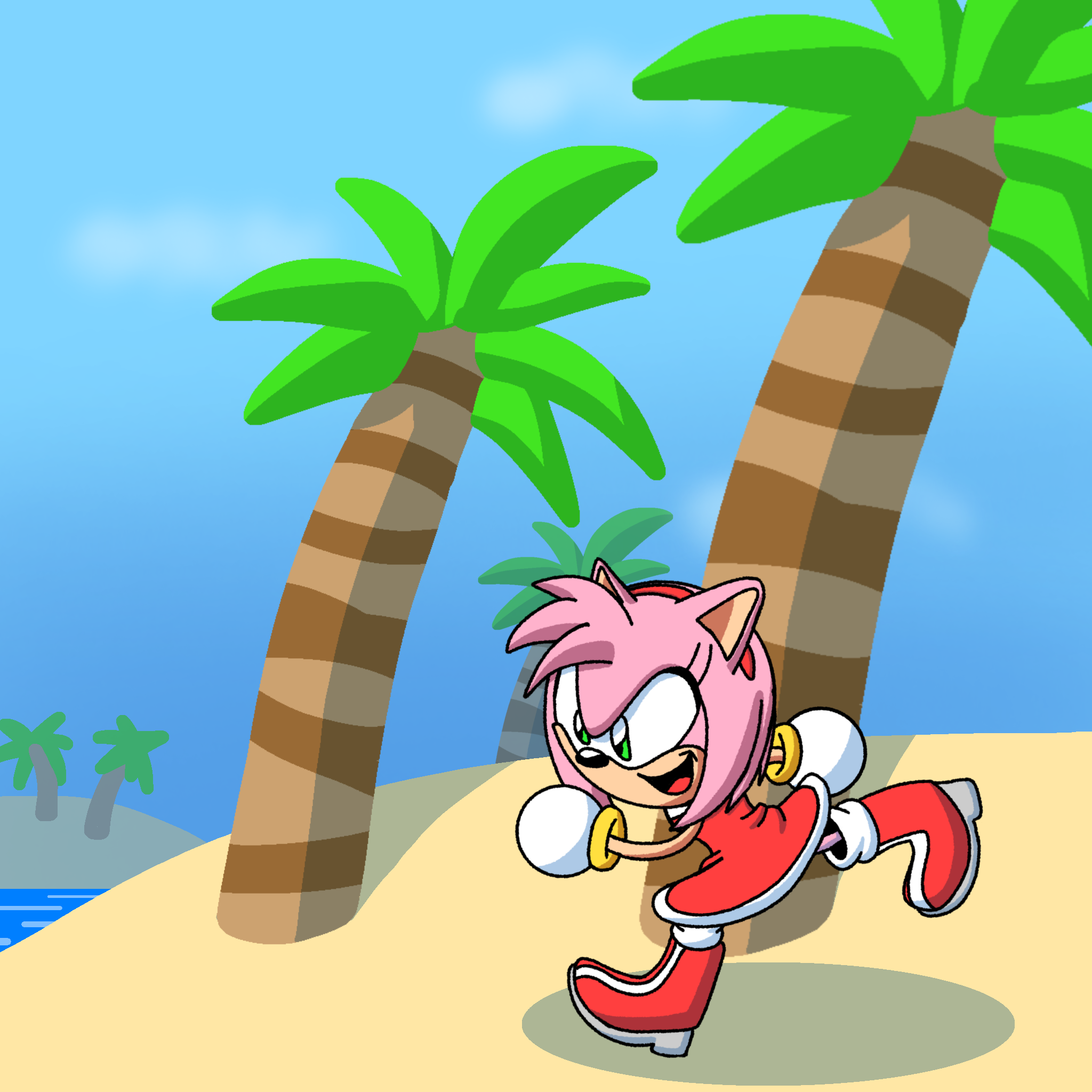 Run Amy Amy's Run Across Throughout Beach by ImmaStikboi on DeviantArt