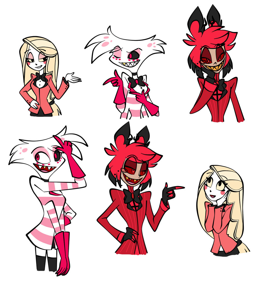 Hazbin Hotel Characters by selph-styled on DeviantArt