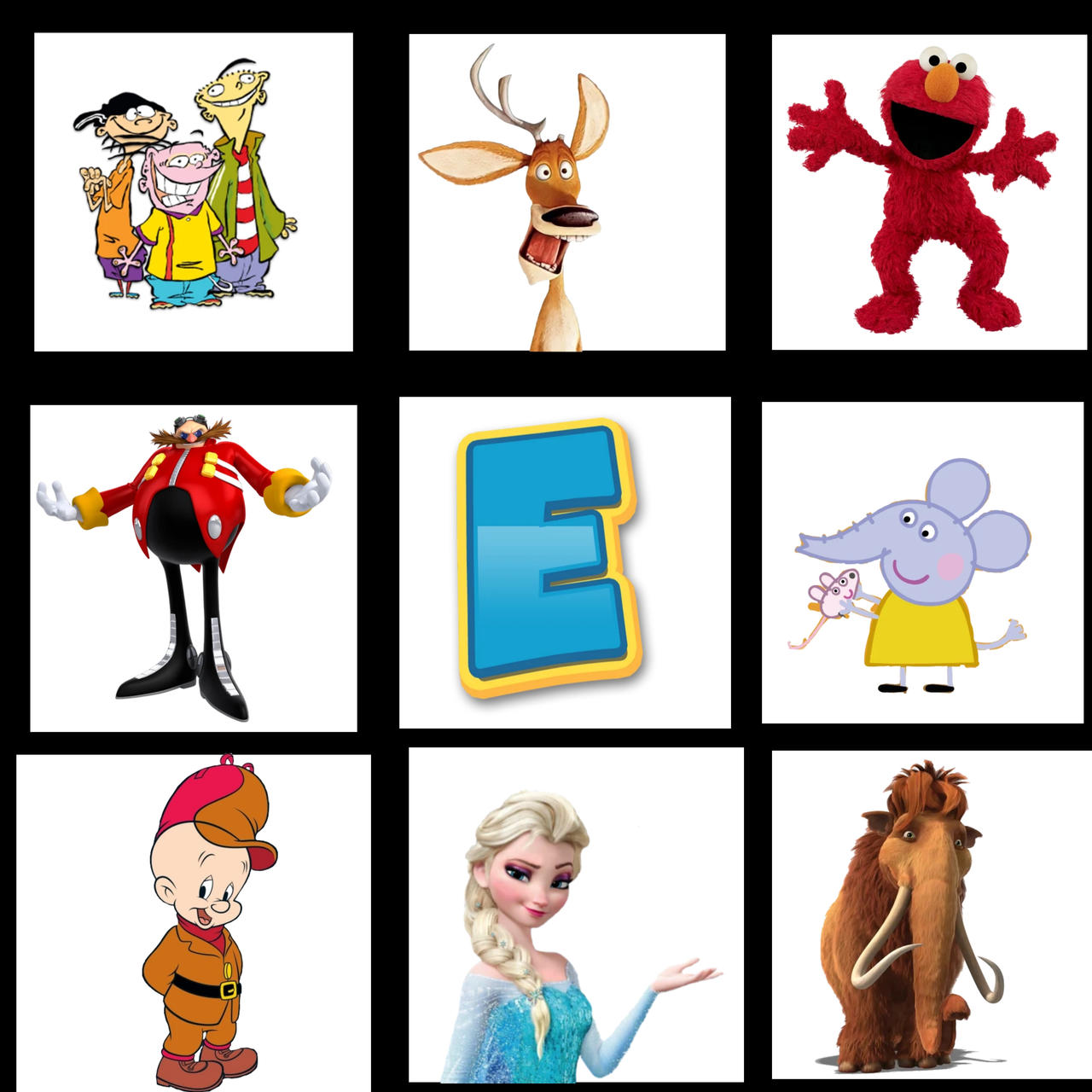 MY FAVORITE CARTOON CHARACTERS LETTER E by GuirickySouzx2005 on DeviantArt