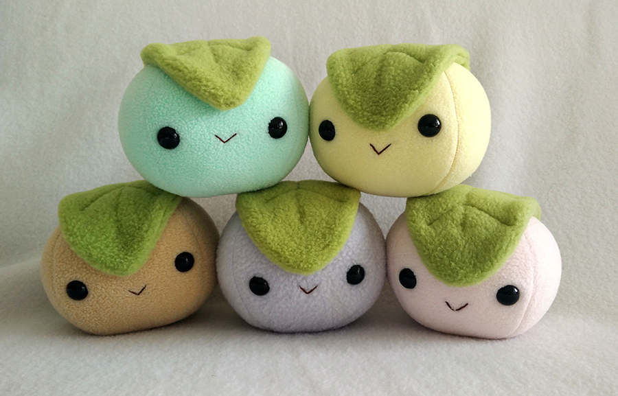 Mochi dessert rice ball plush