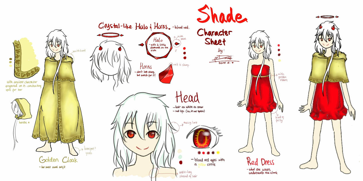 Shade Character Sheet by dantid on DeviantArt