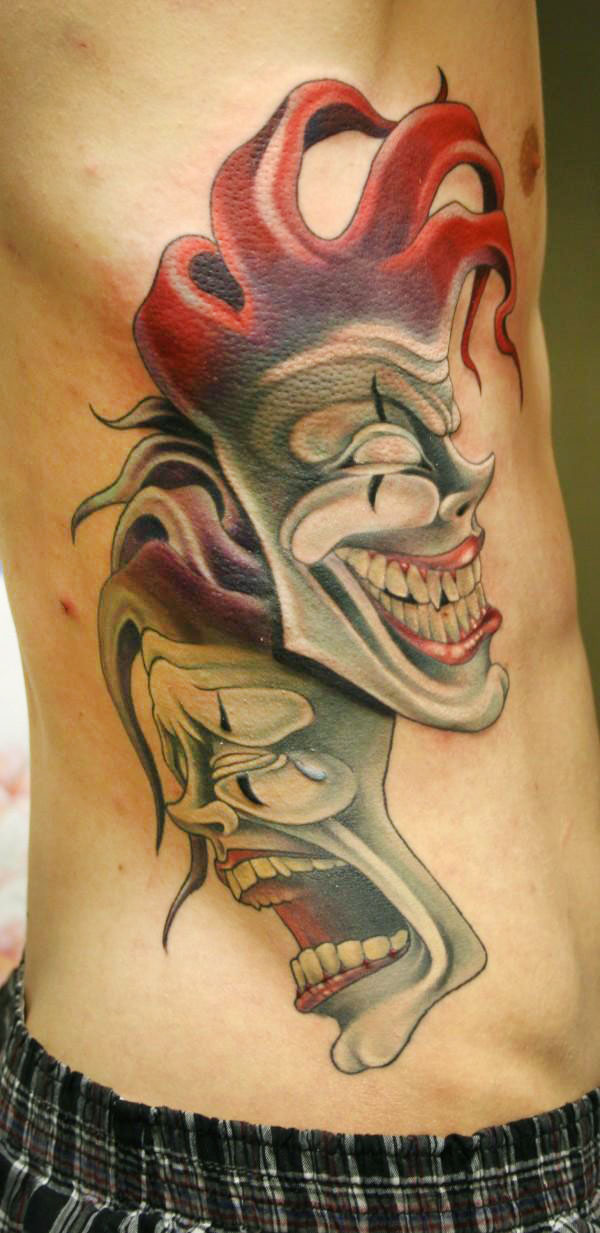 Joker Laugh Now Cry Later Tattoos