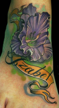 Gladiola Tattoo