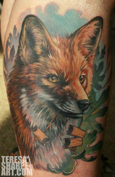 Fox critter tattoo