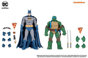 Batman vs TMNT - Batman and Leonardo