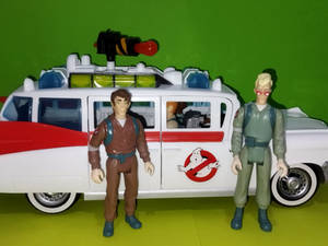Ghostbusters and Ecto 1 