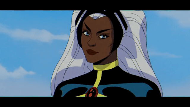 Storm Intro Storm in her Original suit intro GIF by ShinRiderNumber2 on DeviantArt