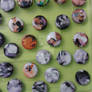 Metal bottle cap buttons