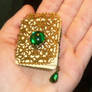 Emerald Spellbook - Necklace