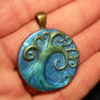 Guild of Simic - handsculpted Pendant