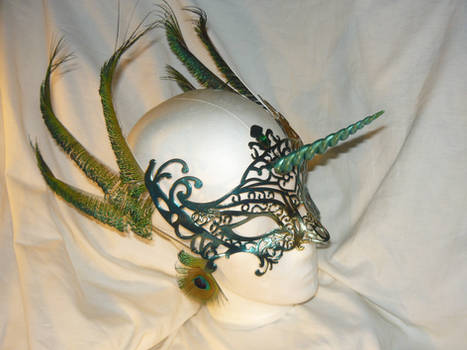 Spell of the Peacock - Mask with Horn