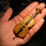 Cello - handsculpted miniature Charm