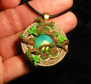 Enchanted Forest - handmade Pendant by Ganjamira