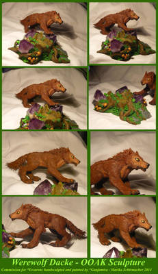 Werewolf Dacke - OOAK Sculpture