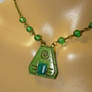 Symbol of Earth - handmade Necklace with Emerald