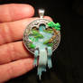 Sacred Waterfall II - handsculpted Pendant