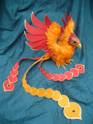 Cas the Phoenix - Posable Art Doll