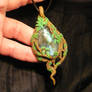 Sacred Glade - handmade Pendant with Labradorite