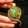 Emerald Heart - handmade Pendant with real Emerald