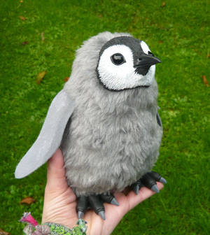 Penguin Chick - handcrafted Artdoll